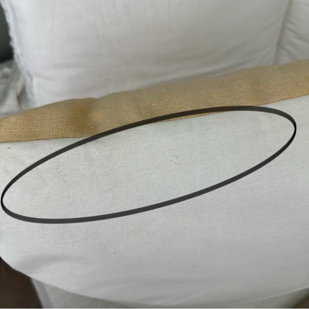 Yellow & White Contrast Linen Throw Pillow- 24 x 24 Threshold - Spring / Summer